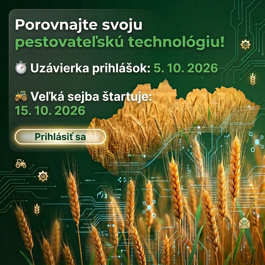 Prihláste sa do súťaže pestovateľských technológií CROP ARENA a otestujte svoje inovácie v praxi.